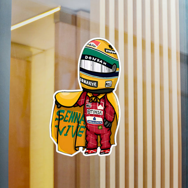 Ayrton Senna Vinyl Sticker