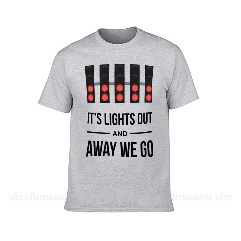 It's Lights Out And Away We Go Cotton T-Shirt