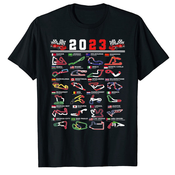 2023 Calendar Circuits Graphic Cotton T-Shirt